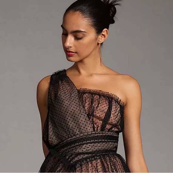 Anthropologie Tulle Dot Maxi Dress - Picture 9 of 16